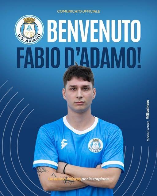 UFFICIALE-US Ariano,  ecco  Fabio D’Adamo