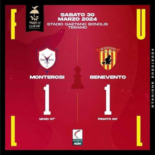 Pari tra Monterosi e Benevento