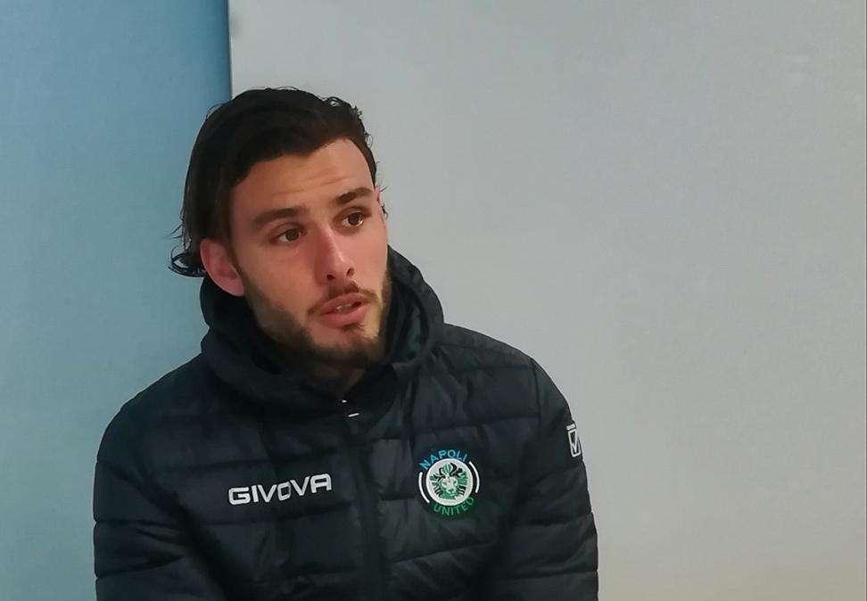 Napoli United, Schinnea: "Buona partita, avremmo meritato la vittoria" 