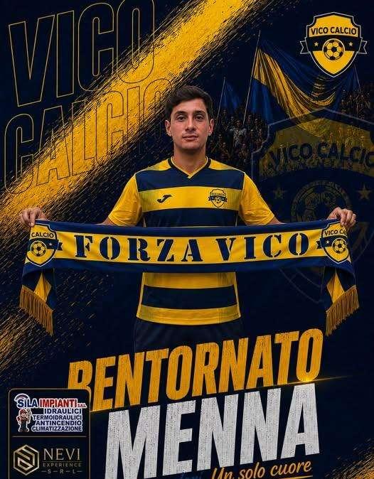UFFICIALE-Vico Calcio, ecco Menna