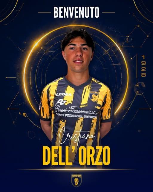 UFFICIALE-Cristiano Dell’Orzo nuovo calciatore del Giugliano Calcio 1928
