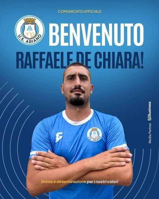 UFFICIALE-US Ariano, ecco Raffaele De Chiara