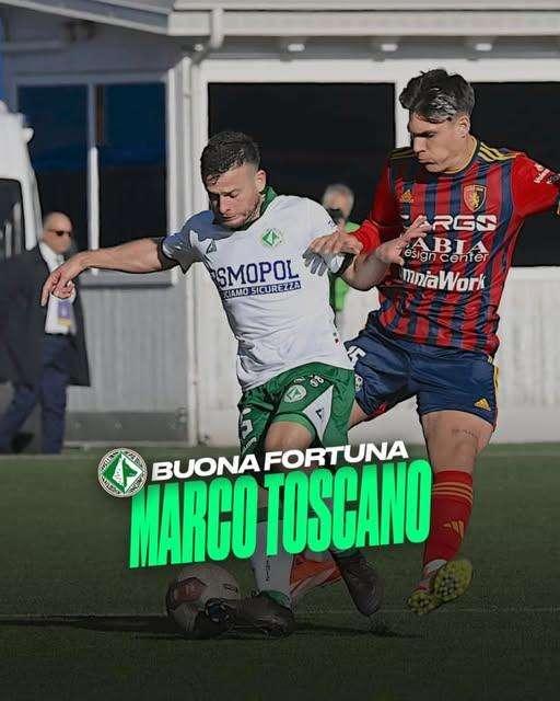 Us Avellino, Marco Toscano si trasferisce al Trapani 