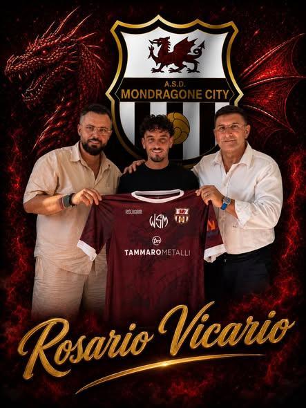 UFFICIALE-ASD Mondragone City, ecco  Rosario Vicario