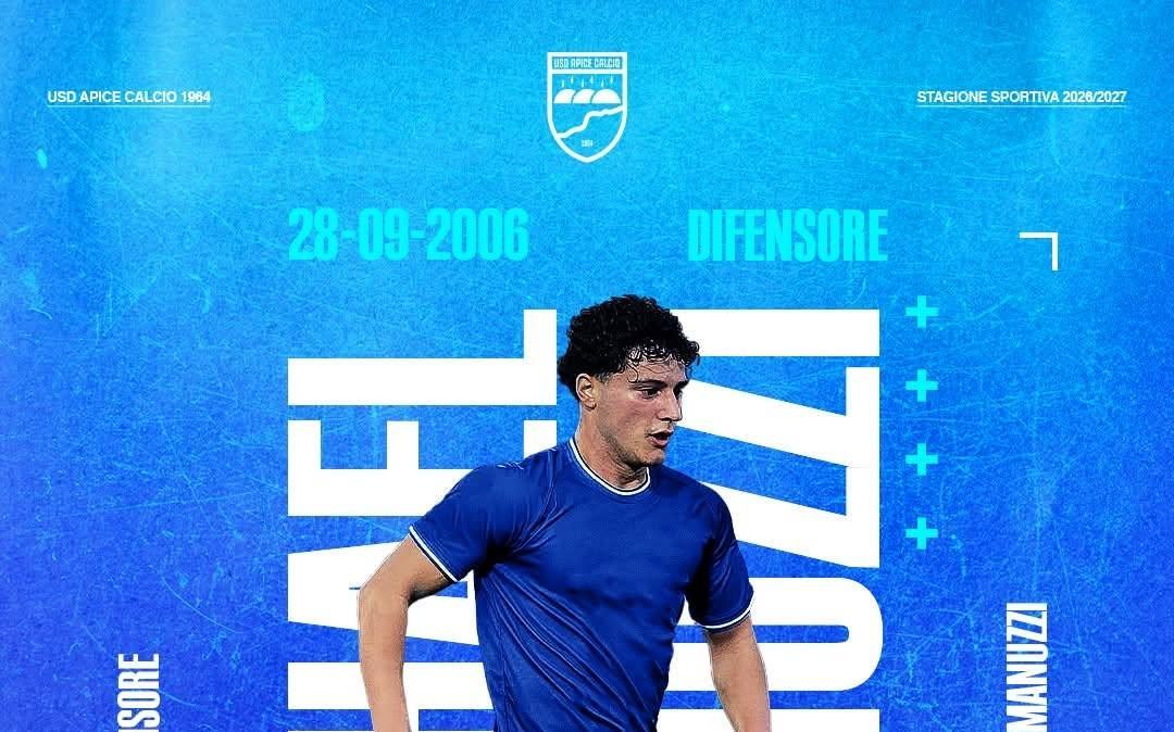 UFFICIALE-USD Apice Calcio, ecco  Michael Manuzzi