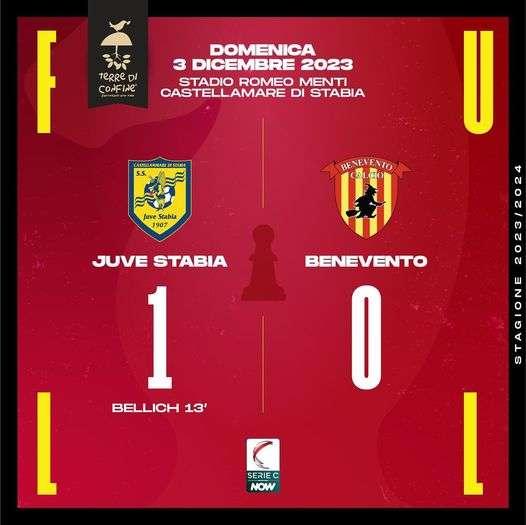 J.Stabia, basta Bellich (e un super Thiam). Benevento, la vetta si allontana