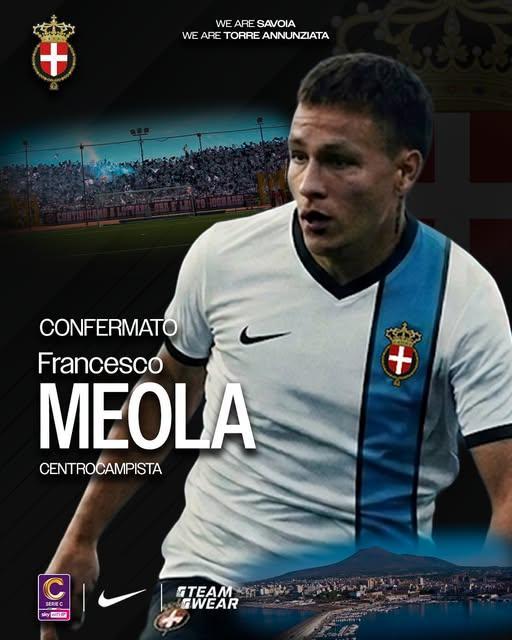 UFFICIALE-Savoia,ecco Ferancesco Meola