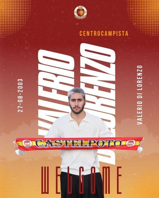 UFFICIALE-ASD Castelpoto , ecco  Valerio Di Lorenzo