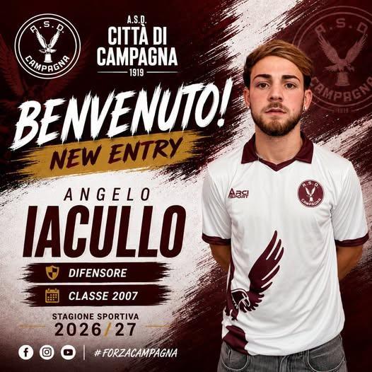 UFFICIALE-ASD Campagna , ecco  Angelo Iacullo