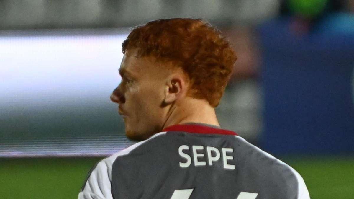 Sepe, autore dell'1-0