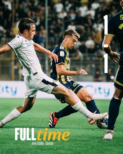 Il Cesena butta via un'altra grande occasione e la Juve Stabia ringrazia