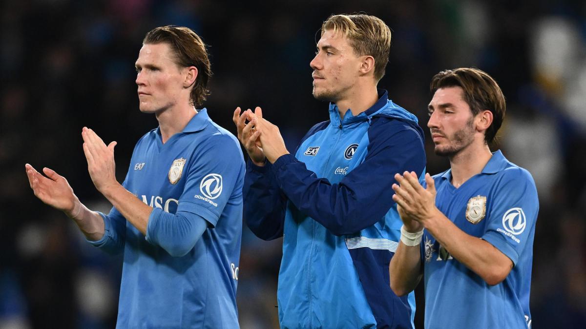 Serie A, doppio De Bruyne e Noa Lang: il Napoli batte il Frosinone 3-0