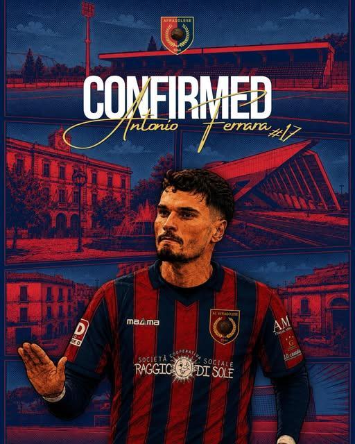 UFFICIALE-Afragolese, ecco Antonio Ferrara