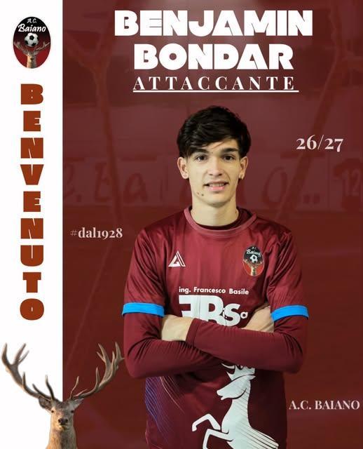 UFFICIALE-Baiano, ecco la punta Benjamin Bondar