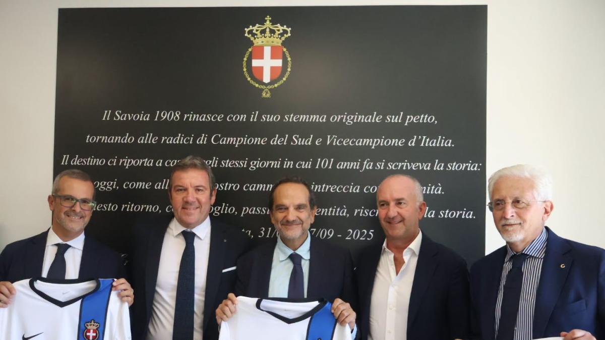 I vertici della Lega Pro in visista al Savoia