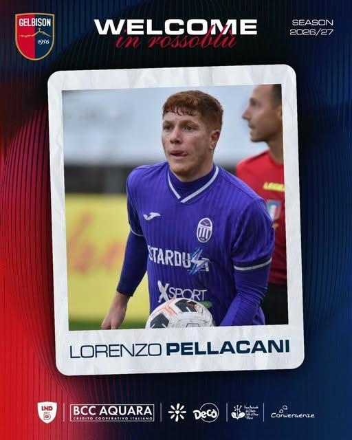 UFFICIALE-Gelbison, ecco Lorenzo Pellacani