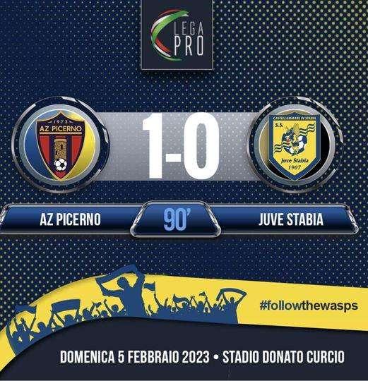 Picerno-Juve Stabia 1-0: gol di De Cristoforo