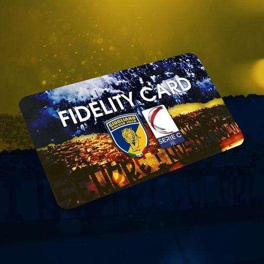 GIUGLIANO CALCIO 1928 ECCO LA  FIDELITY CARD 