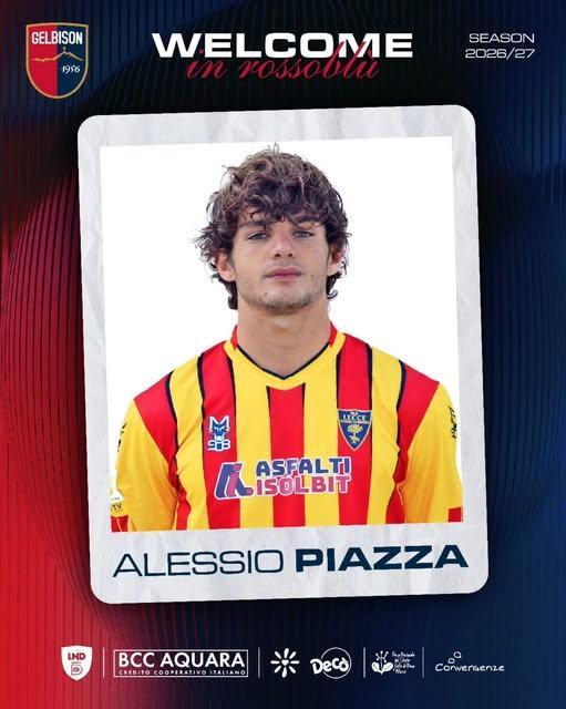 UFFICIALE-Alessio Piazza è un nuovo calciatore della Gelbison