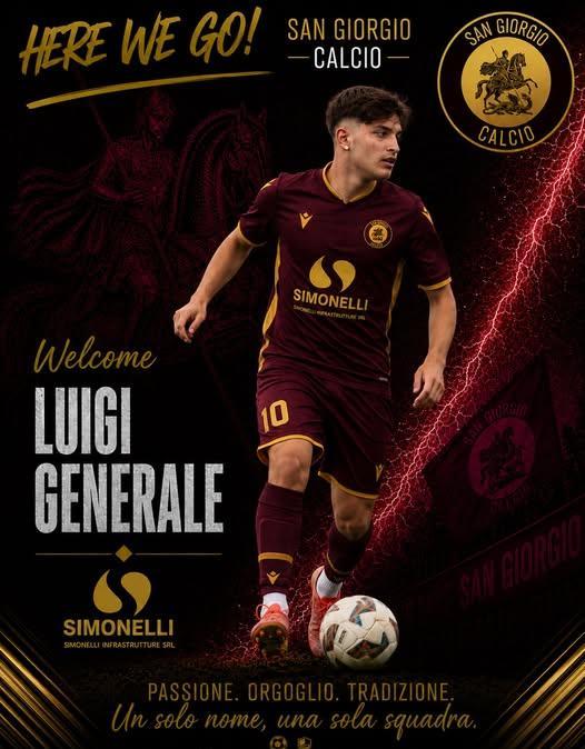 UFFICIALE-San Giorgio Calcio , ecco Luigi Generale