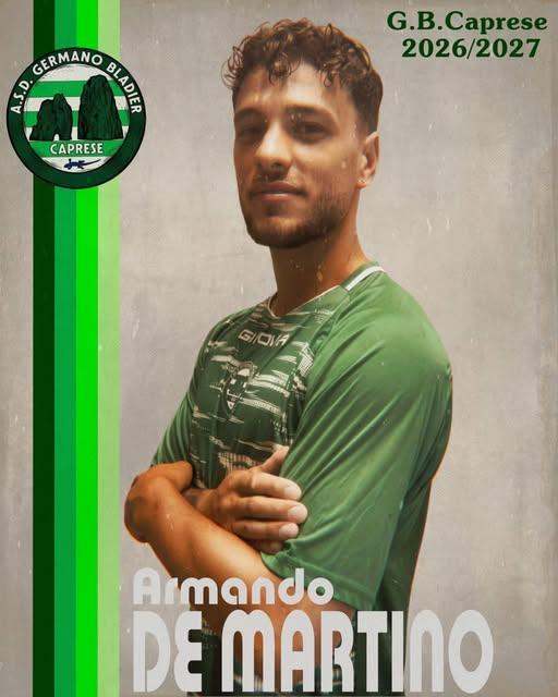 UFFICIALE-ASD GB Caprese, ecco  Armando De Martino
