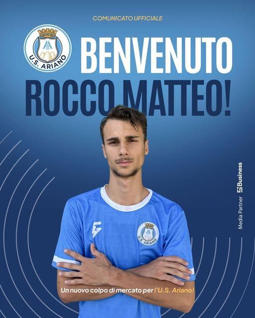 UFFICIALE-US Ariano, ecco Rocco Matteo