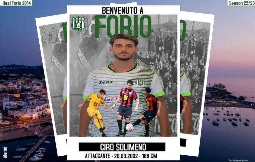 UFFICIALE-REAL FORIO,ECCO LA PUNTA SOLIMENO