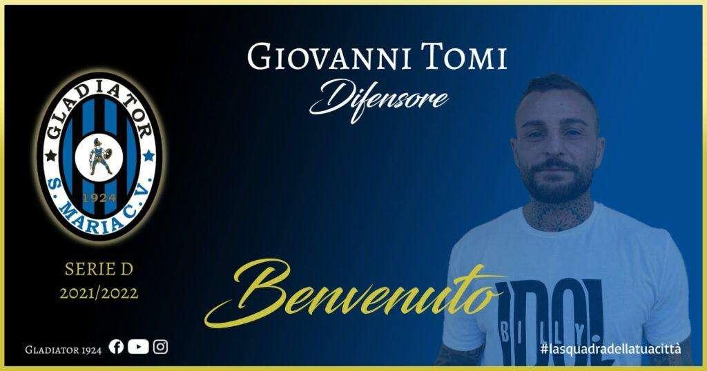 Ufficiale- Gladiator il difensore Giovanni Tomi