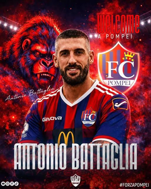 UFFICIALE-Pompei FC, ecco Antonio Battaglia
