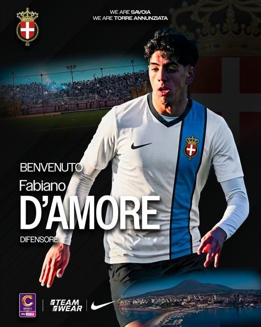 UFFICIALE-Savoia, ecco Fabiano D'Amorea titolo definitivo
