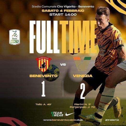 Benevento: anche il Venezia vince al Vigorito