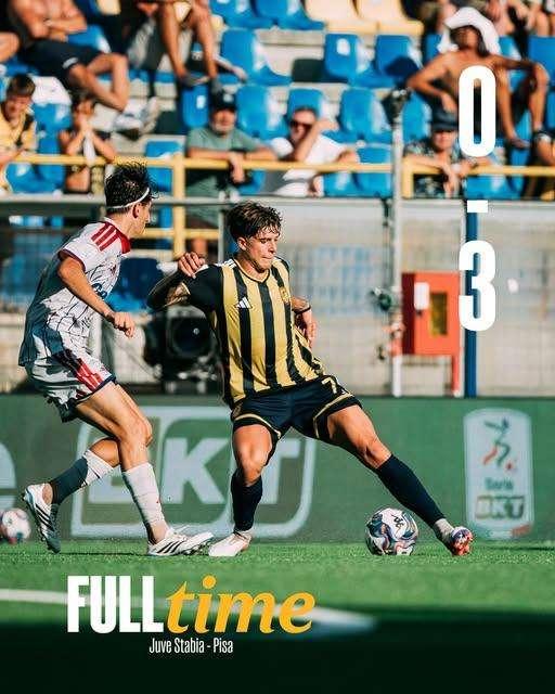 Juve Stabia-Pisa 0-3: sconfitta esterna per le vespe