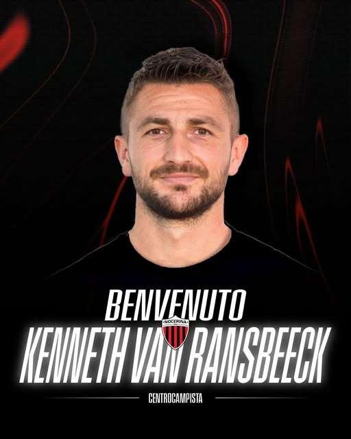 UFFICIALE-Nocerina, ecco il mediano  Kenneth Van Ransbeeck