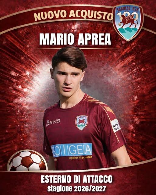 UFFICIALE-Sarnese,ecco Mario Aprea