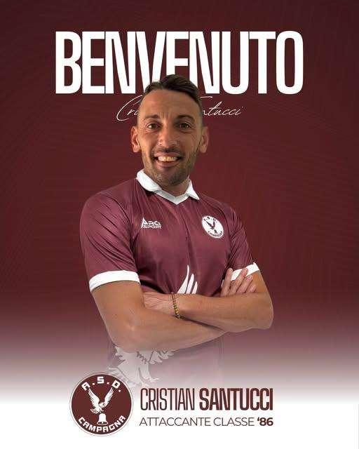 UFFICIALE- Campagna, ecco  la punta Cristian Santucci