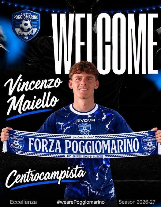 UFFICIALE-Poggiomarino Calcio, ecco Vincenzo Maiello