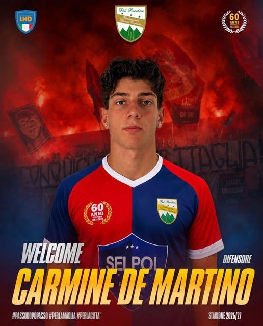 UFFICIALE-Rocchese Calcio,ecco il difensore De Martino