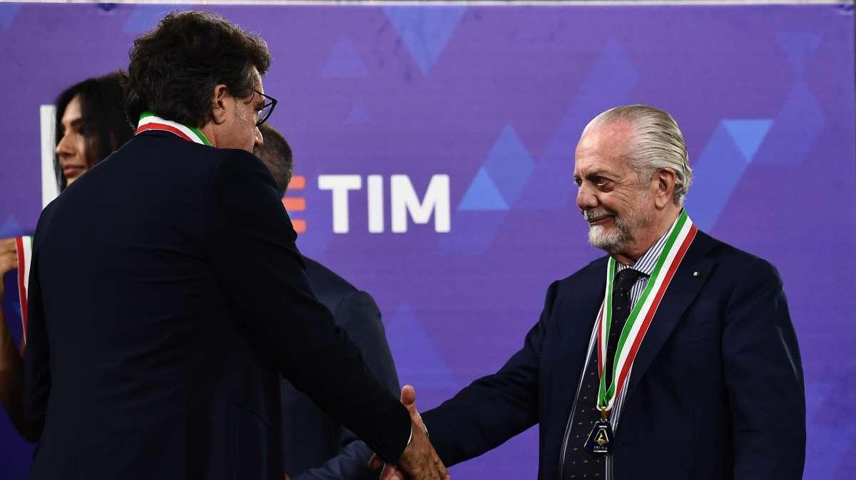 De Laurentiis: "Per Osimhen siamo alla firma. Per lo stadio Maradona vorrei la cessione, non la concessione"