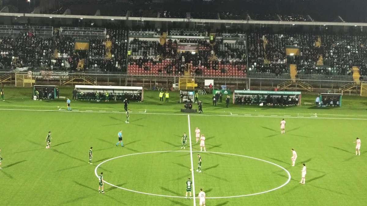I Lupi dominano il match contro la corazzata Palermo ma raccolgono solo un pari