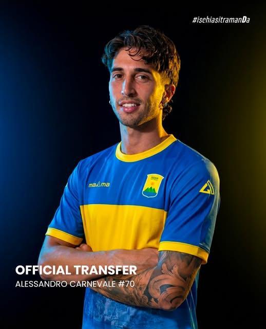 UFFICIALE-Ischia Calcio, ecco Alessandro Carnevale