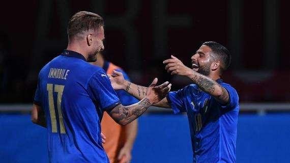 Il Mattino: "Gol napoletani per il sogno azzurro: Insigne la miccia, Immobile la bomba"