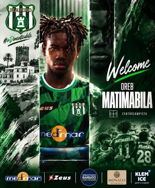 UFFICIALE-Real Forio, ecco  Oreb Matimabila