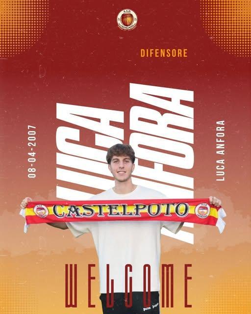 UFFICIALE-ASD Castelpoto , ecco Luca Anfora