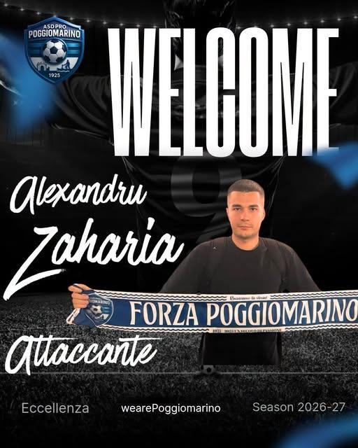 UFFICIALE-Poggiomarino, ecco Alexandru Iulian Zaharia