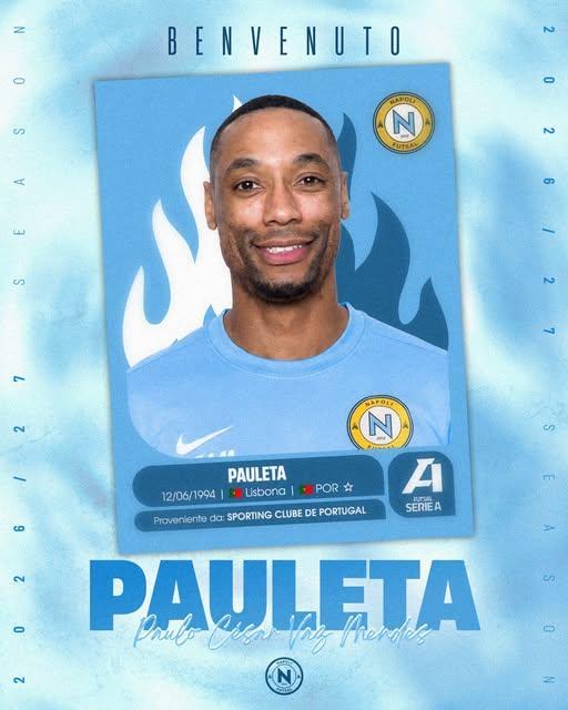 Napoli Futsal, colpo Pauleta: calcettista è reduce dalla vittoria della Champions League