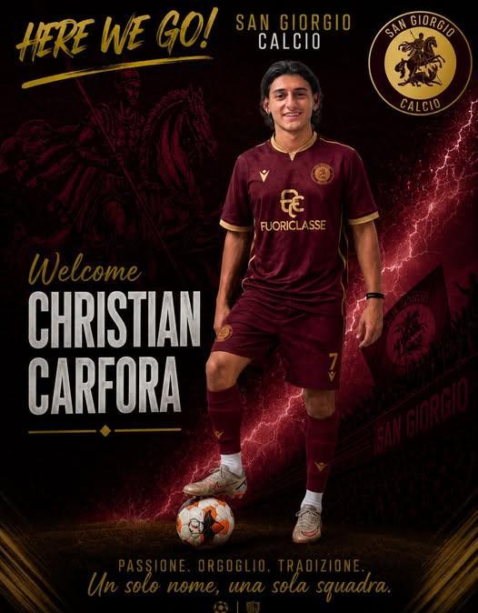 UFFICIALE-San Giorgio Calcio , ecco Christian Carfora