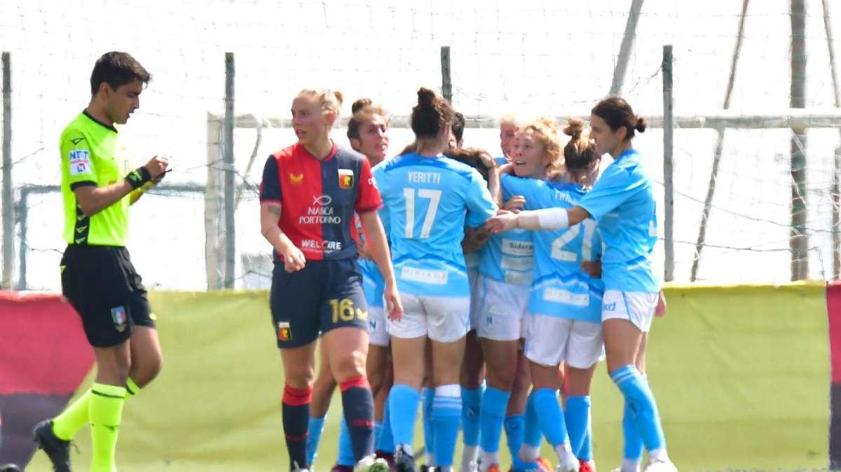 GENOA-NAPOLI FEMMINILE 2-5: VITTORIA AZZURA ESTERNA