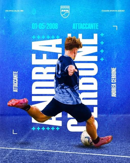 UFFICIALE-Apice Calcio, ecco  Andrea Cerbone
