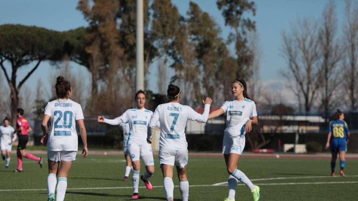 Napoli femminile-Tavagnacco 6-0, azzurre scatenate con Pinna e del Estal