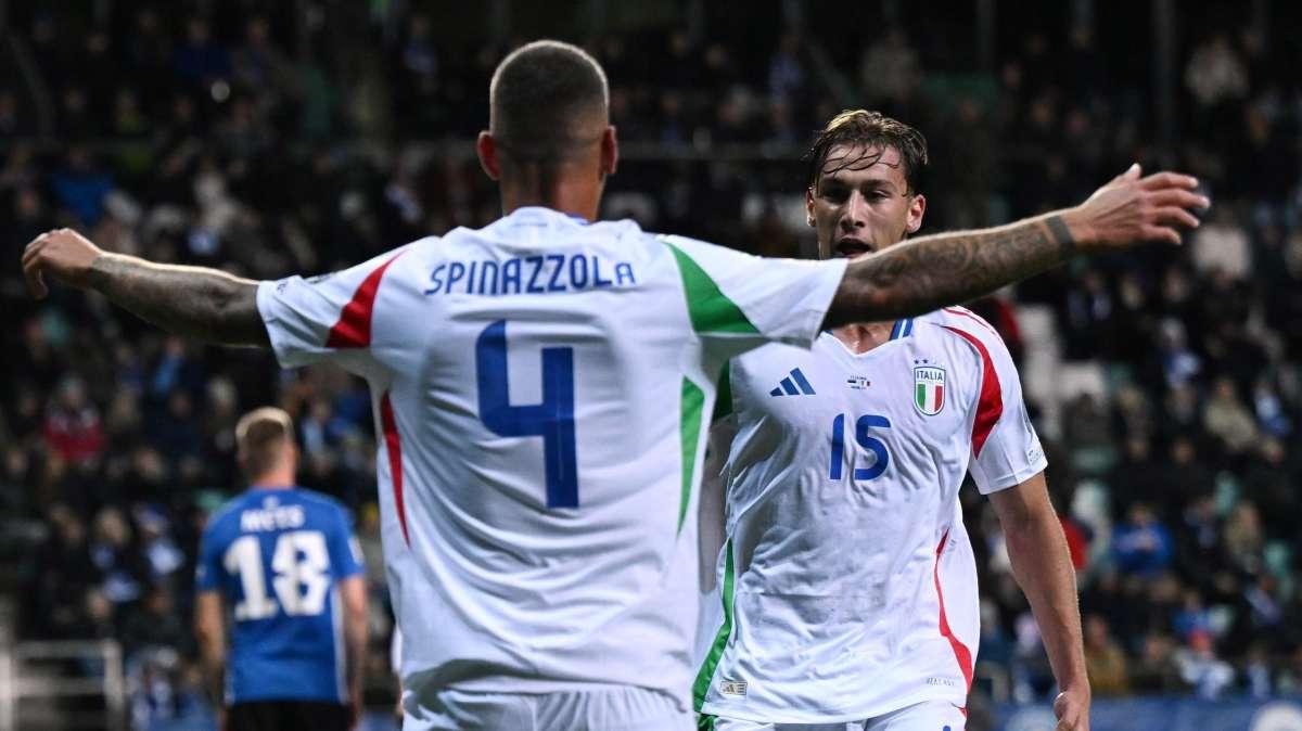 Qualificazioni Mondiali 2026, Estonia-Italia 1-3: gli azzurri consolidano il secondo posto